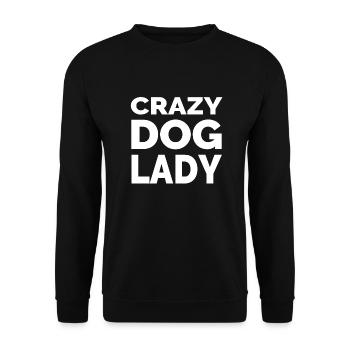 Dog - Unisex Sweatshirt - black - Front - Alina (178cm) & Michal (187cm)
