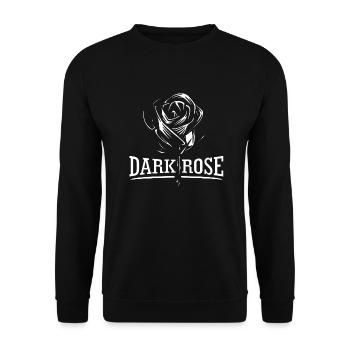 Blumen Frauen Frauenpower Design Kunst Weiblicher Stil - Unisex Pullover - Schwarz - Vorne - Alina (178cm) & Michal (187cm)