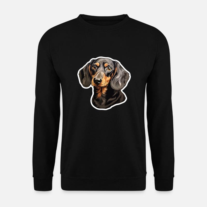 Dackel oder Dachshund - Unisex Pullover - Schwarz