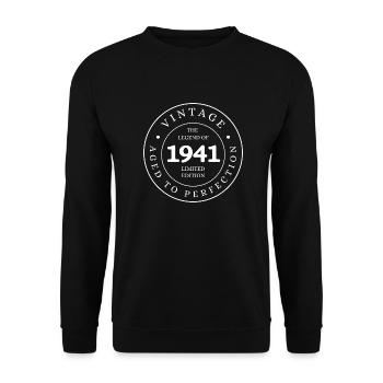 The legend of 1941 limited edition - Sweat-shirt Unisexe - noir - Devant - Alina (178cm) & Michal (187cm)