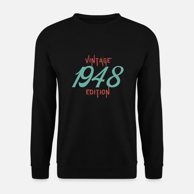 Jahrgang Ausgabe 1948 - Unisex Pullover - Schwarz