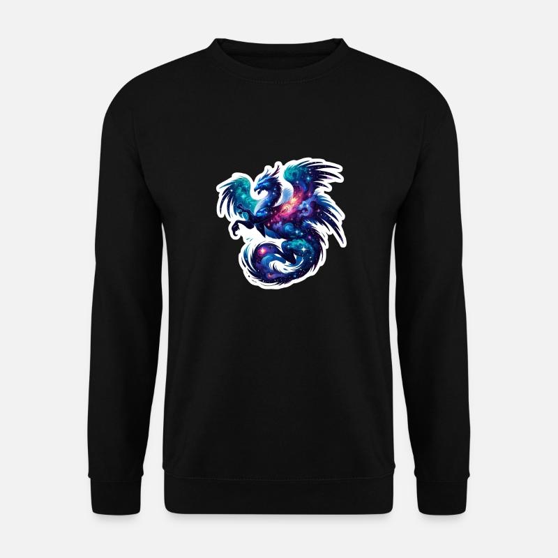 Astrological Dragon Constellation Horoscope - Unisex Sweatshirt - black