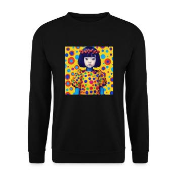 Yelow Girl - Unisex Pullover - Schwarz - Vorne - Alina (178cm) & Michal (187cm)