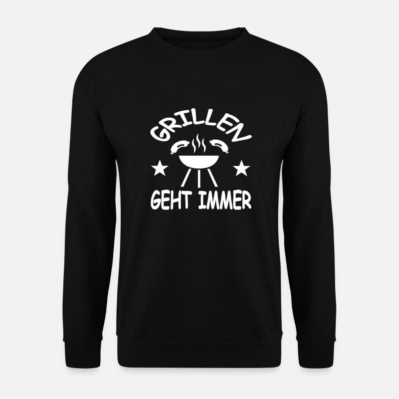 Grillen - Unisex Pullover - Schwarz