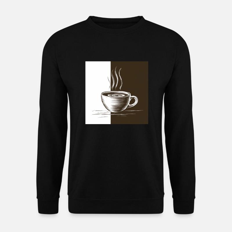Kaffeezeit - Unisex Pullover - Schwarz