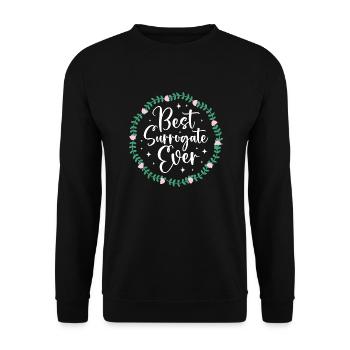 Meilleure mère porteuse de tous les temps - Sweat-shirt Unisexe - noir - Devant - Alina (178cm) & Michal (187cm)