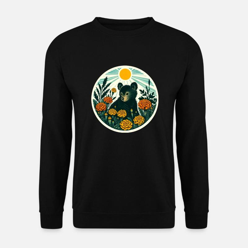 Black Bear - Unisex Sweatshirt - black