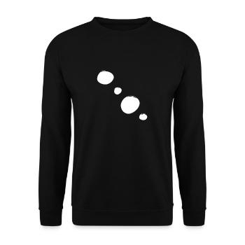 Formes Cercles Cercle Symbole - Sweat-shirt Unisexe - noir - Devant - Alina (178cm) & Michal (187cm)