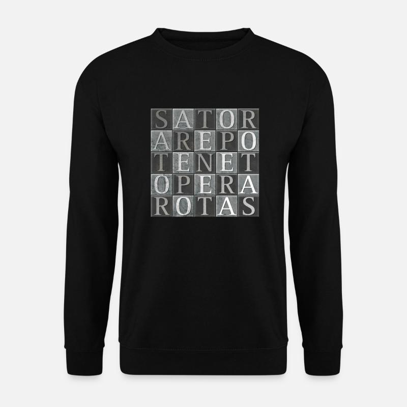 Sator Arepo - Unisex Pullover - Schwarz