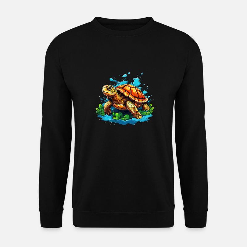 Cool Turtle - Unisex Sweatshirt - black