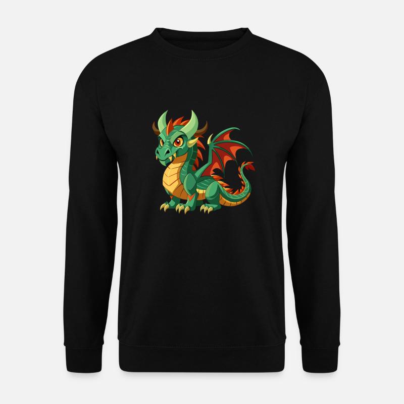 Drache - Unisex Pullover - Schwarz