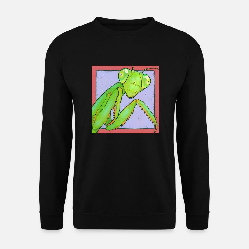 Die Gottesanbeterin - Unisex Pullover - Schwarz