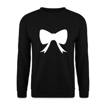 Loop Shape Icon - Unisex Sweatshirt - black - Front - Alina (178cm) & Michal (187cm)