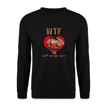 Fram Fresh Pumpkin T Shirt Women Cute Pumpkins - Sweat-shirt Unisexe - noir - Devant - Alina (178cm) & Michal (187cm)