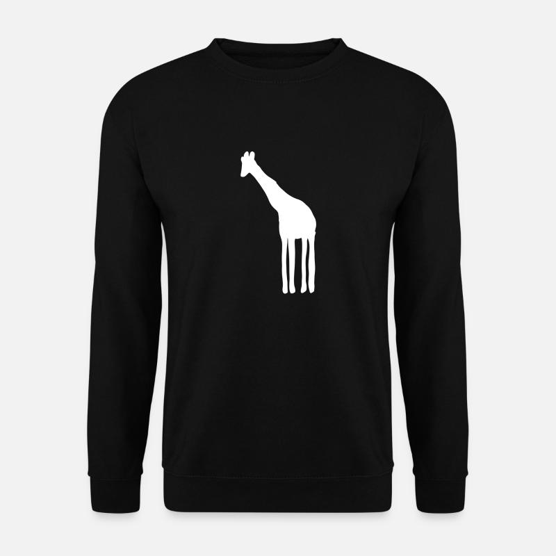Animal Symbol Giraffe - Unisex Sweatshirt - black