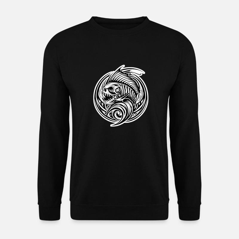 Symbolik von Stammestätowierungen - Unisex Pullover - Schwarz
