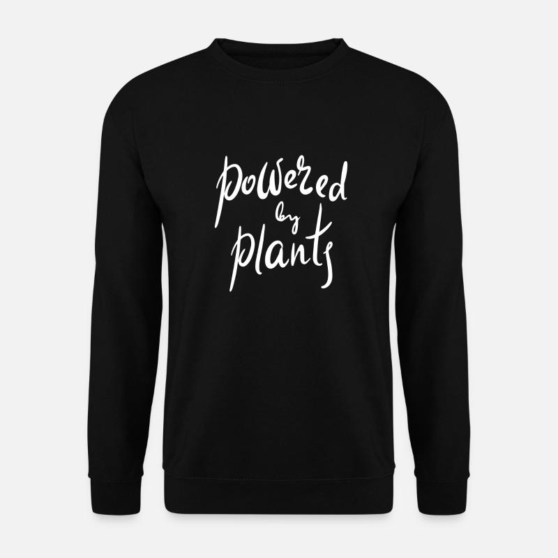 Powered by Plants - Unisex Sweatshirt - black