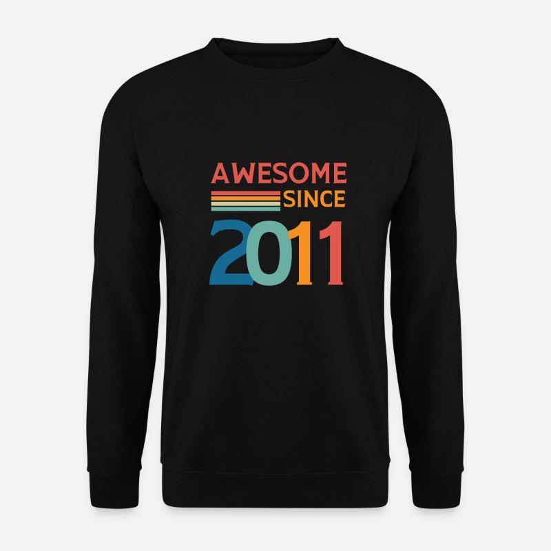 Awesome since 2011 - Sweat-shirt Unisexe - noir