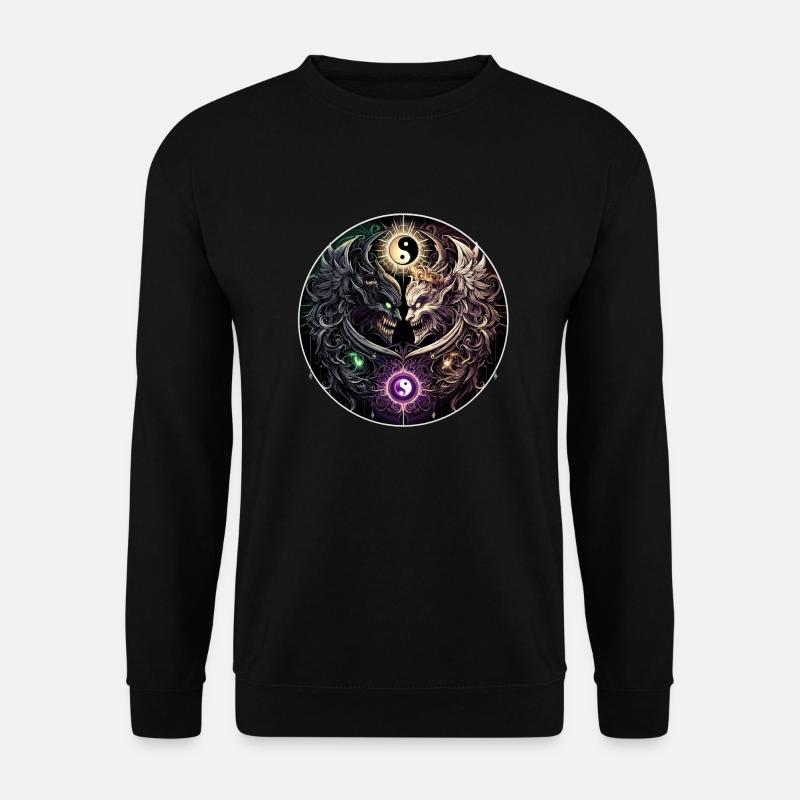 Balance der Mächte - Unisex Pullover - Schwarz