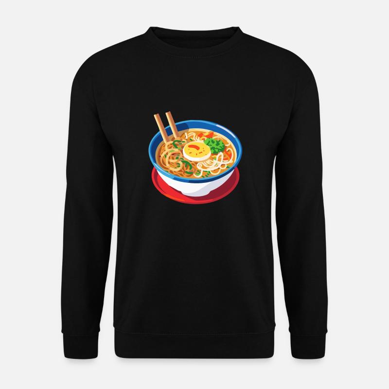 Nudelsuppe Ramen Japanisch - Unisex Pullover - Schwarz
