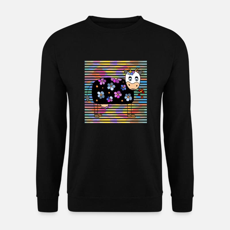 Kuh - Unisex Pullover - Schwarz