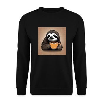 Wonder 1698652695236 - Unisex Sweatshirt - black - Front - Alina (178cm) & Michal (187cm)