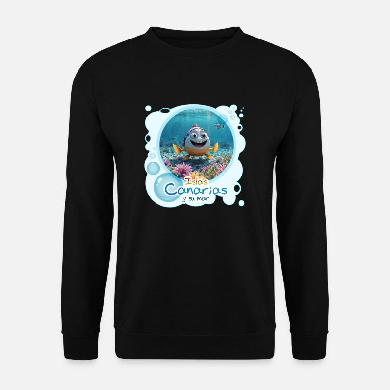 Fisch - Unisex Pullover - Schwarz