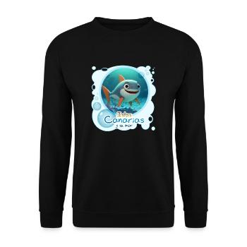 Hai - Unisex Pullover - Schwarz - Vorne - Alina (178cm) & Michal (187cm)