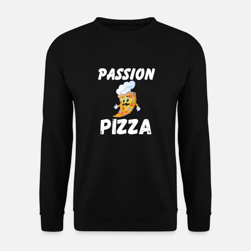 LEIDENSCHAFT PIZZA - Unisex Pullover - Schwarz