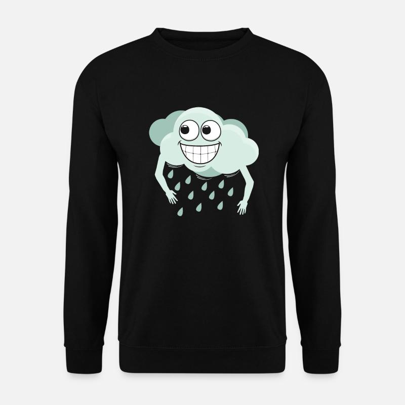 Glückliche Wolke - Unisex Pullover - Schwarz