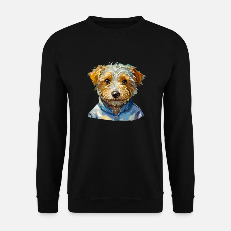 Süßer, kleiner Hund - Unisex Pullover - Schwarz