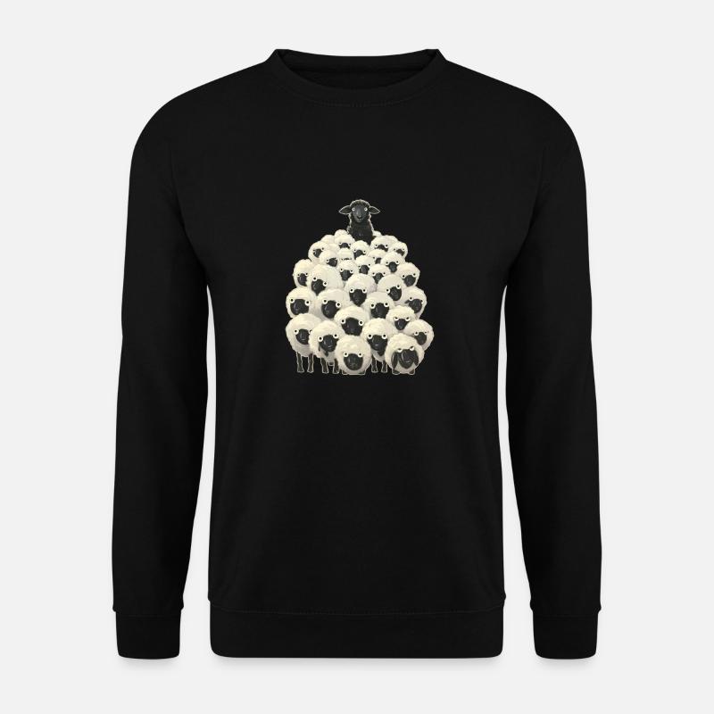 Schwarzes Schaf - Unisex Pullover - Schwarz