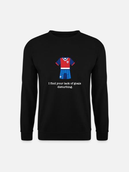 grappig gezegde voetbalshirt - Uniseks sweater - zwart