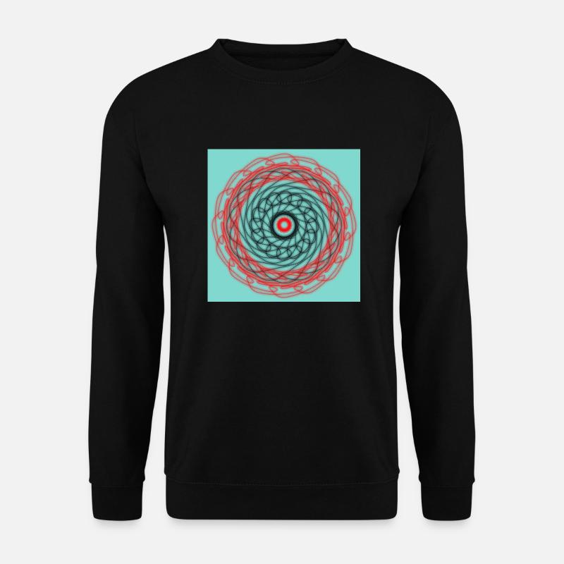 Abstract geometric design - Unisex Sweatshirt - black