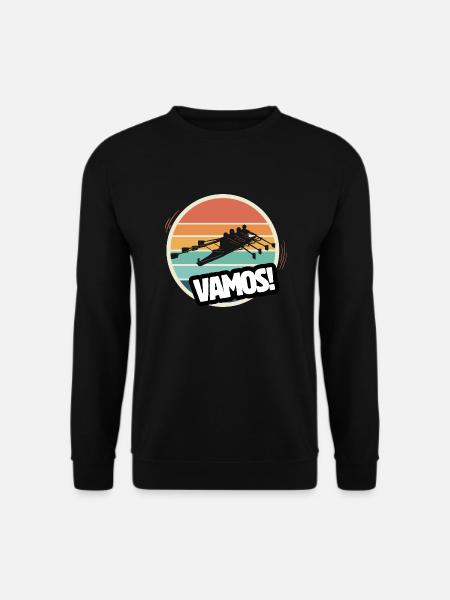 Vamos Retro Rowing - Unisex Sweatshirt - black
