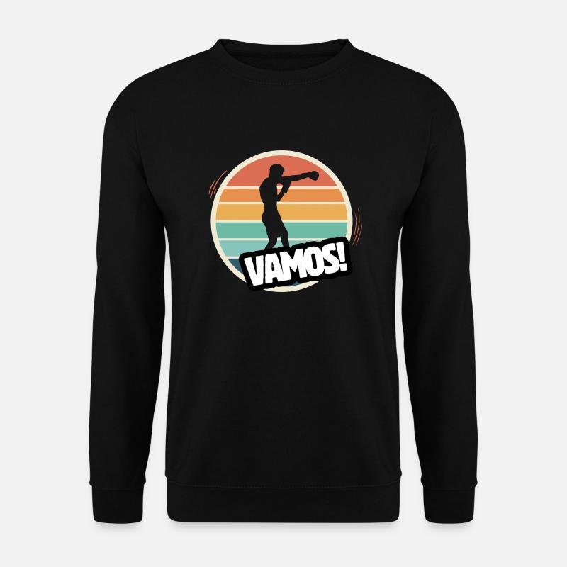 Vamos Retro Boxing - Unisex Sweatshirt - black
