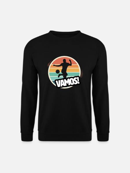 Vamos football rétro - Sweat-shirt Unisexe - noir
