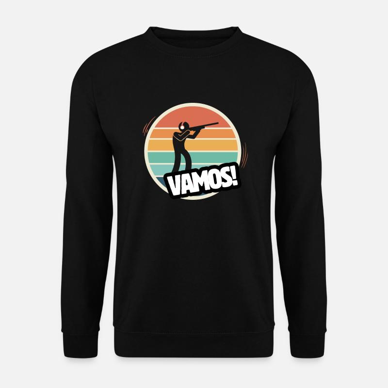 Vamos Titte Retro - Unisex Pullover - Schwarz