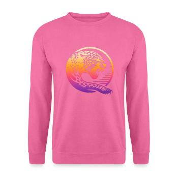 animal, bête, faune, espèce animale, art, forêt, flore - Sweat-shirt Unisexe - rose - Devant