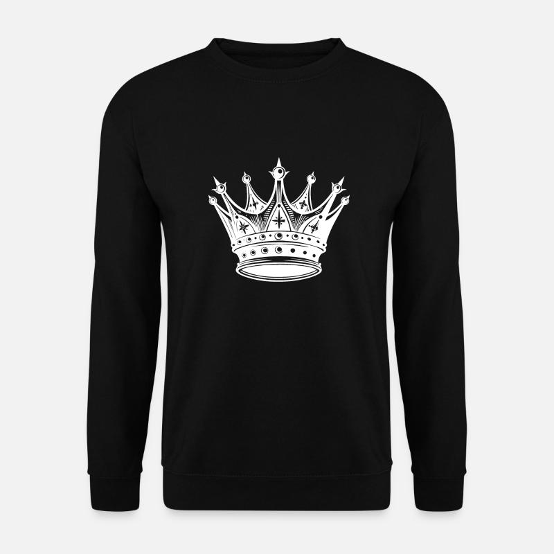 Crown - Unisex Sweatshirt - black