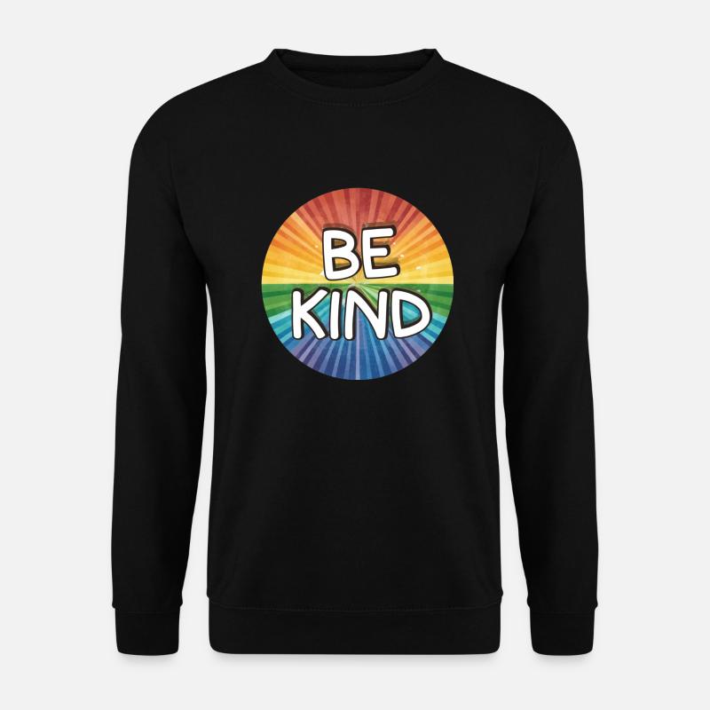 LGBTQ Be Kind - Unisex Sweatshirt - black