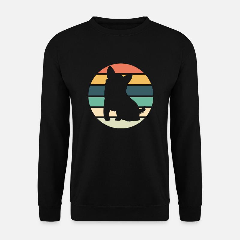 Corgi - Unisex Pullover - Schwarz