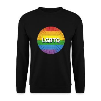 LGBTQ - Sweat-shirt Unisexe - noir - Devant - Alina (178cm) & Michal (187cm)