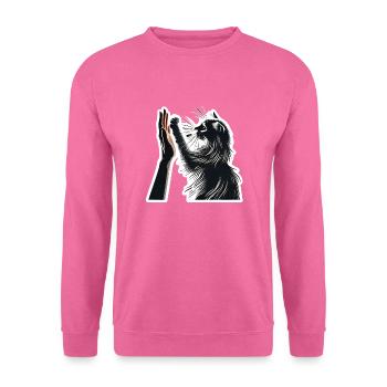 Amoureux des chats - Sweat-shirt Unisexe - rose - Devant