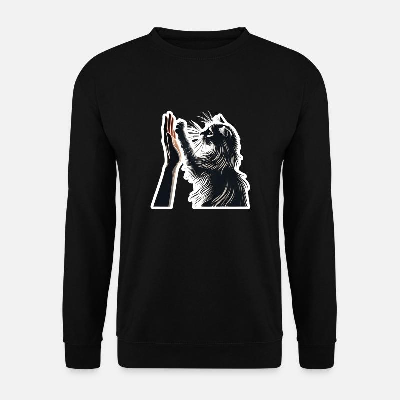 Katzenfreunde - Unisex Pullover - Schwarz