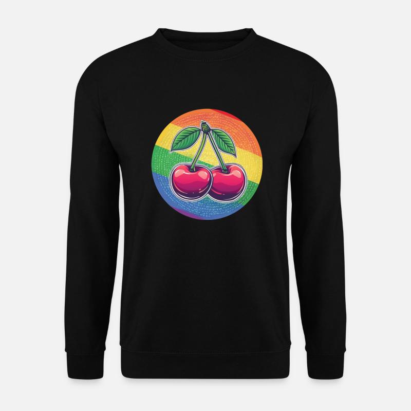 LGBTQ Kirsche - Unisex Pullover - Schwarz
