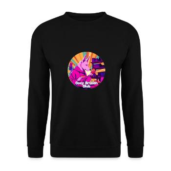 Cosy Brunch Club - Unisex Sweatshirt - black - Front - Alina (178cm) & Michal (187cm)