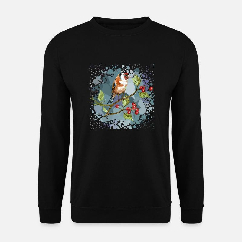 Bunter Vogel - Unisex Pullover - Schwarz