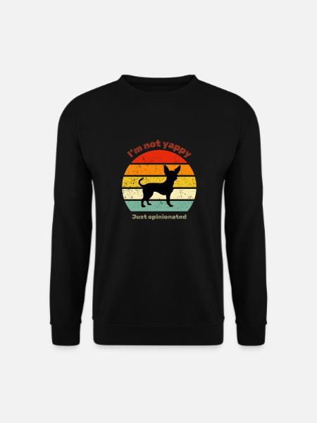 Retro Chihuahua - Unisex Sweatshirt - black