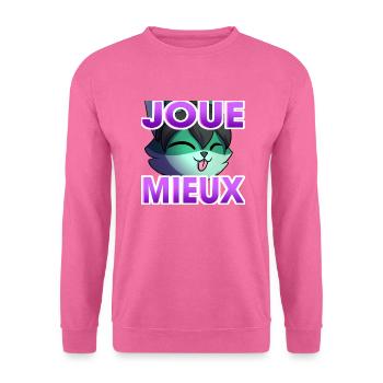 Joue Mieux - Sweat-shirt Unisexe - rose - Devant
